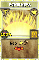 Wizard101 Star spell card: Power Nova, Spell ID 17566