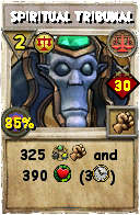 Wizard101 Balance spell card: Spiritual Tribunal, Spell ID 17580