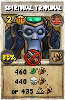 Wizard101 Balance spell card: Spiritual Tribunal, Spell ID 17585