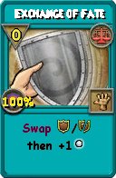 Wizard101 Balance spell card: Exchange of Fate, Spell ID 17649
