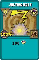 Wizard101 Storm spell card: Jolting Bolt, Spell ID 17655