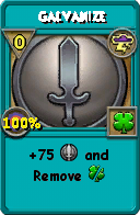 Wizard101 Storm spell card: Galvanize, Spell ID 17656