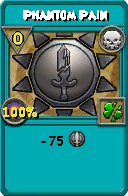 Wizard101 Death spell card: Phantom Pain, Spell ID 17661