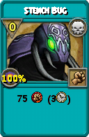 Wizard101 Death spell card: Stench Bug, Spell ID 17662