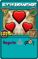 Wizard101 Life spell card: Elvish Enchantment, Spell ID 17664