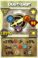 Wizard101 Star spell card: Chastisement, Spell ID 17679