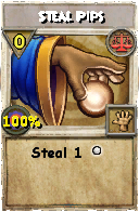 Wizard101 Balance spell card: Steal Pips, Spell ID 17687