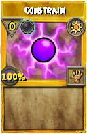 Wizard101 Sun spell card: Constrain, Spell ID 17715