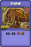 Wizard101 Balance spell card: Scarab, Spell ID 17767
