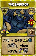 Wizard101 Myth spell card: The Emperor, Spell ID 17772