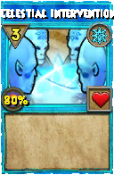 Wizard101 Ice spell card: Celestial Intervention, Spell ID 17799