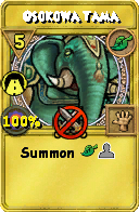 Wizard101 Life spell card: Osokowa Tama, Spell ID 17849