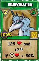 Wizard101 Life spell card: Rejuvenation, Spell ID 17869