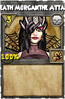 Wizard101 Death spell card: Death Morganthe Attack, Spell ID 17953