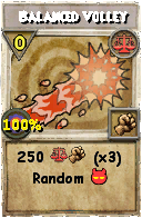 Wizard101 Balance spell card: Balanced Volley, Spell ID 17994