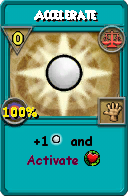 Wizard101 Balance spell card: Accelerate, Spell ID 17669