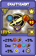 Wizard101 Star spell card: Chastisement, Spell ID 17689