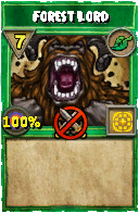 Wizard101 Life spell card: Forest Lord, Spell ID 17006