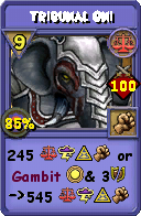 Wizard101 Balance spell card: Tribunal Oni, Spell ID 17385