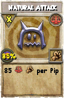 Wizard101 Balance spell card: Natural Attack, Spell ID 17788