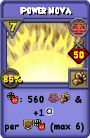 Wizard101 Balance spell card: Power Nova, Spell ID 17913