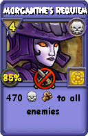 Wizard101 Death spell card: Morganthe's Requiem, Spell ID 17337