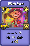 Wizard101 Star spell card: Sugar Rush, Spell ID 17436