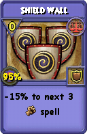 Wizard101 Balance spell card: Shield Wall, Spell ID 17275