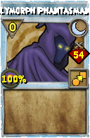 Wizard101 Moon spell card: Polymorph Phantasmanian, Spell ID 18010