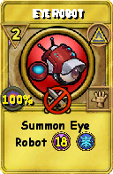 Wizard101 Myth spell card: Eye Robot, Spell ID 18070