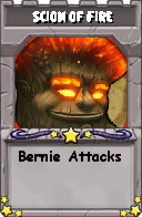 Wizard101 School 16 spell card: Scion of Fire, Spell ID 18109