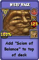 Wizard101 Balance spell card: Niles' Rage, Spell ID 18120