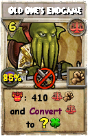 Wizard101 Balance spell card: Old One's Endgame, Spell ID 18132