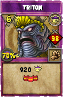 Wizard101 Storm spell card: Triton, Spell ID 18152